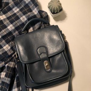 [3/$25] Blue Crossbody Purse Vintage